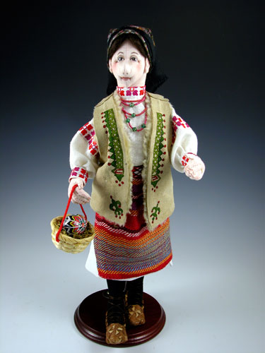 Luba With Her Pysanka